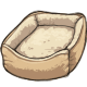 Purchase Cream Dog Bed